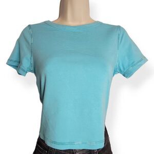 Wild Fable Light  Blue Crop Top Size Medium